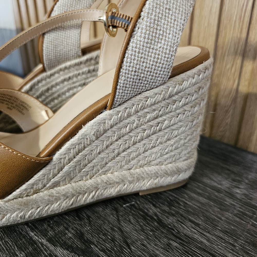 LOFT  Espadrille Wedges with Ankle Strap